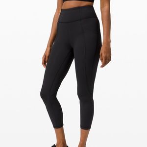lululemon Time to Sweat High-Rise Crop 23" Size 6